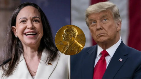 Trump se reunirá con Corina Machado y dice que aceptará el premio Nobel de la Paz