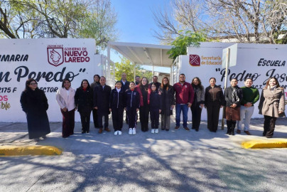Gobierno de Nuevo Laredo fortalece la infraestructura educativa en la colonia nueva era