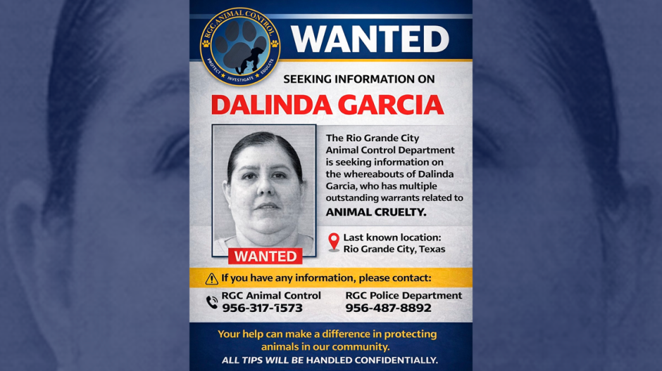 Autoridades buscan a mujer con órdenes de arresto por crueldad animal en Rio Grande City