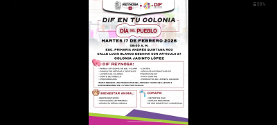 Invita DIF-Reynosa a brigada en la colonia Jacinto López