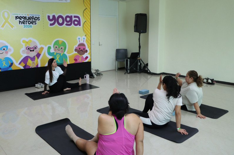 Apoyaron deportistas y familias noble causa del Fitness Festival Pequeños Héroes 2026