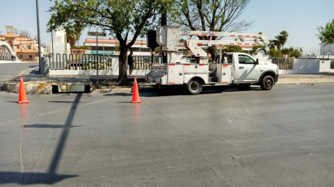 Repara Servicios Públicos del Municipio infraestructura dañada en Reynosa