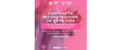 Continúa abierta la campaña de reconstrucción de mama 2026