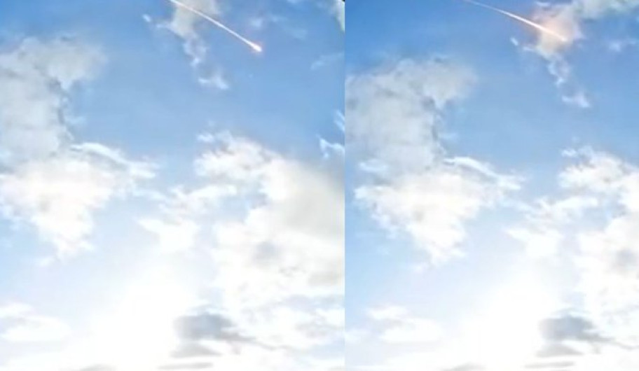 Captan el momento exacto de la caída de un meteorito en Ohio