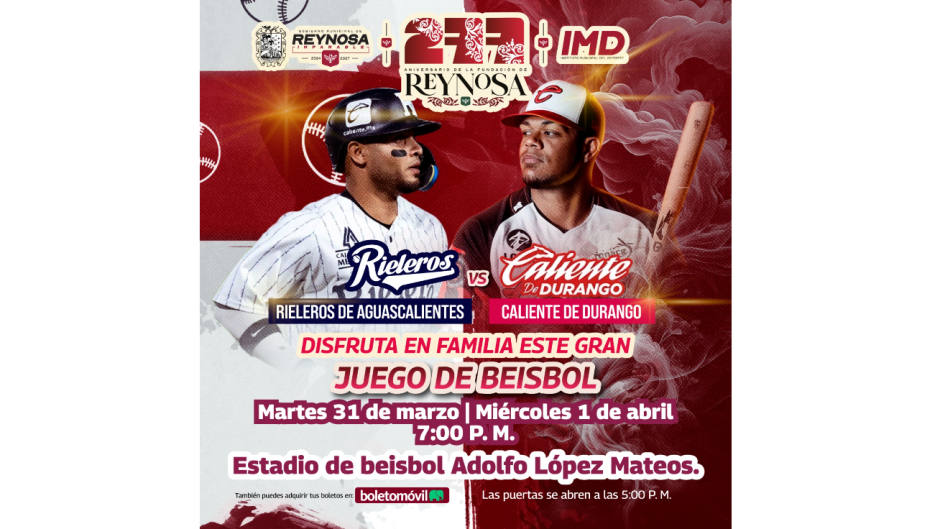 Hoy se enfrentan los clubes de beisbol Rieleros y Caliente en el López Mateos