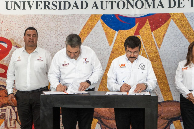 Apoyará la UAT a estudiantes del COBAT en áreas de psicología, enfermería y educación