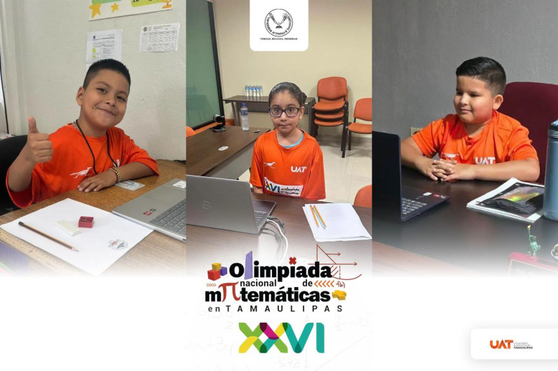 Talento tamaulipeco destaca en la Olimpiada Nacional de Matemáticas