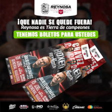 Reynosa será sede de gran función de boxeo con Chávez Jr. este 25 de abril