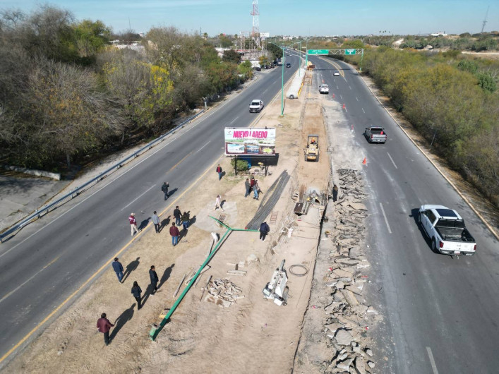 Avanza Trabajos de Colector Ribereño; COMAPA anuncia cierre de carriles en bulevar Colosio