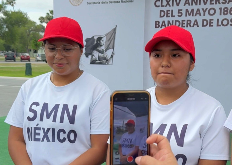 Mujeres destacan en toma de protesta del Servicio Militar en Tamaulipas