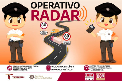 Guardia Estatal refuerza Operativo Radar en carreteras de Tamaulipas