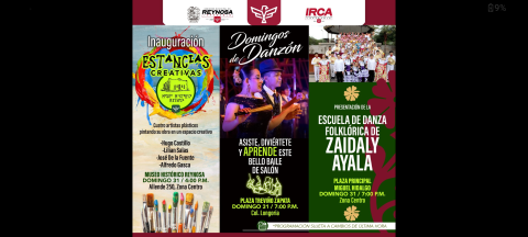 Impulsa Gobierno de Carlos Peña Ortiz eventos dominicales gratuitos para toda la familia