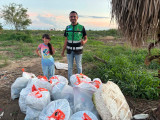 Jóvenes ambientalistas limpian el arroyo El Coyote; han retirado más de 300 kilos de basura en mayo