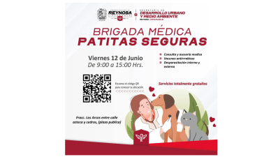 Invita Carlos Peña Ortiz a brigada médica por el bienestar de los animales en Reynosa
