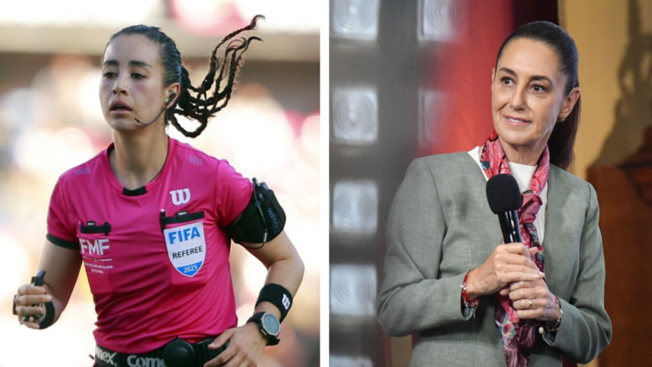 Sheinbaum felicita a árbitra tamaulipeca por participar en el Mundial 2026
