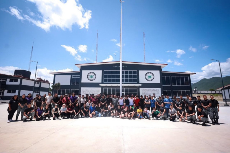 Promueve INJUVE la activación física y la defensa personal entre jóvenes y la Guardia Nacional de Tamaulipas