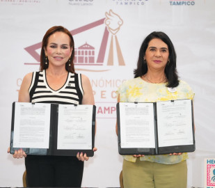 Desde Tampico, Carmen Lilia impulsa corredor económico que une frontera y puerto