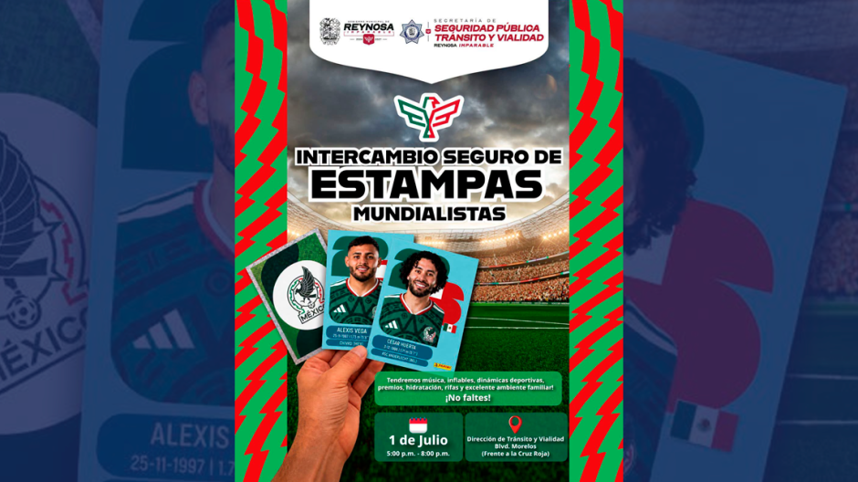 Hoy, último día del Intercambio Seguro de Estampas Mundialistas