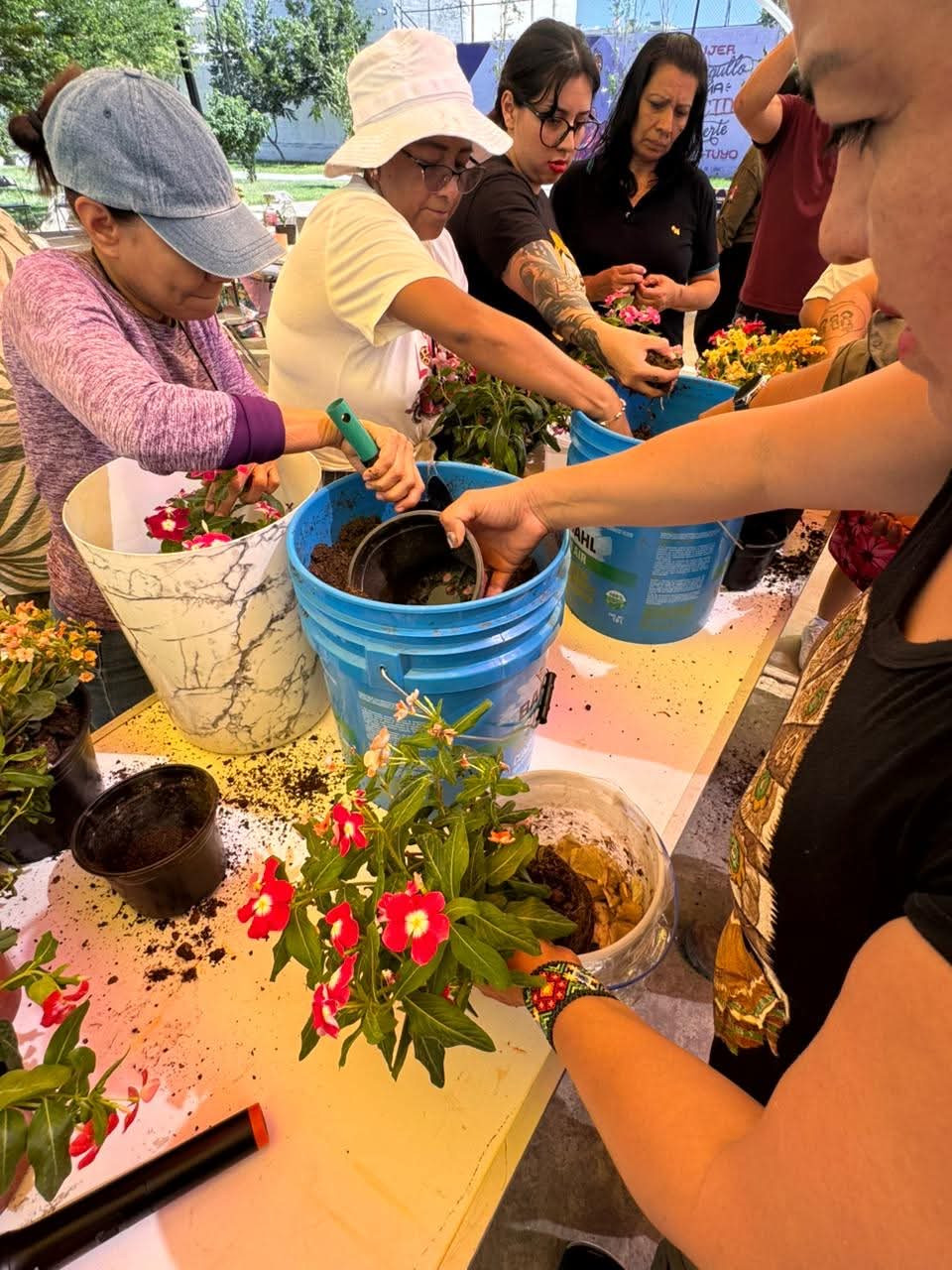 Impulsan cultura ecológica con talleres de compostaje "Manos a la Tierra"