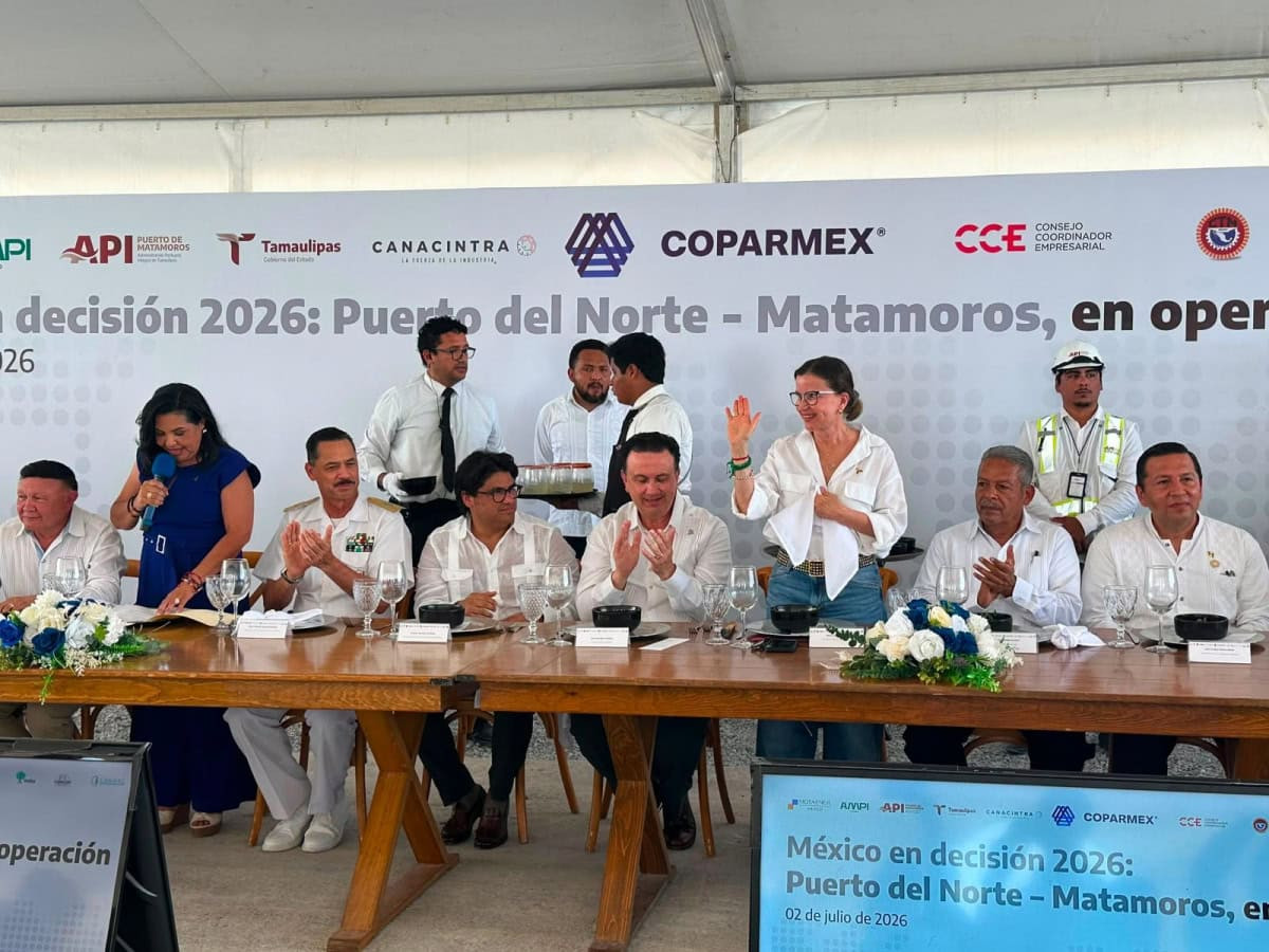 Presentan avances del Puerto del Norte ante líderes empresariales