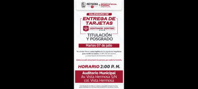 Entregará Alcalde Carlos Peña Ortiz Tarjetas de Becas para Titulación y Posgrado