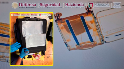 Autoridades aseguran más de 2 kilos de ketamina durante inspección aduanera en Cancún