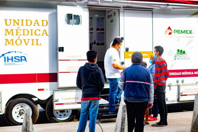 Municipio y Pemex suman esfuerzos para brindar atención de salud gratuita, a población vulnerable