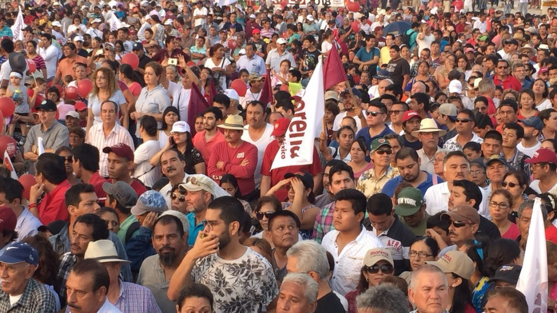 AMLO aseguró su triunfo al estar 25 puntos arriba de sus contrincantes 