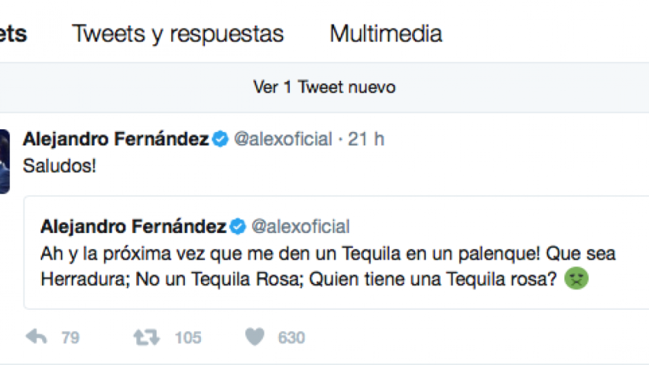 Alejandro Fernández se burla de su incidente en Palenque