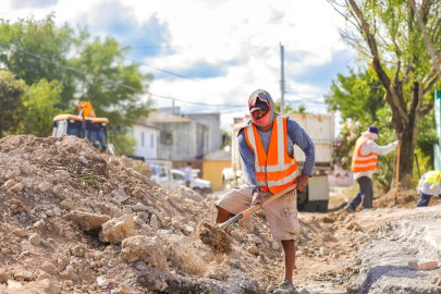 Pavimenta Gobierno de Carlos Peña Ortiz calle Pachuca con recursos de REPUVE