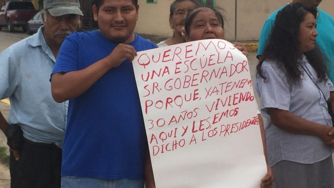 Piden mejoras en su colonia y ampliación de espacios educativos