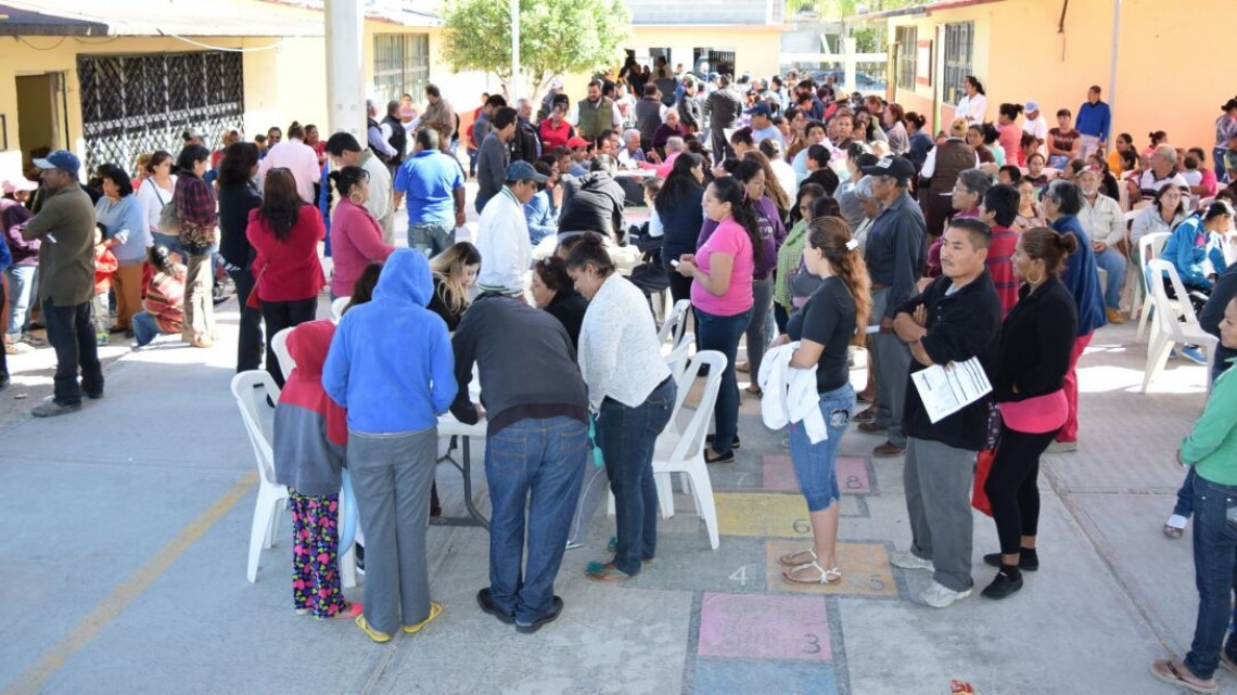 Realiza Sedesol Brigada Médica en la Américo Villarreal 