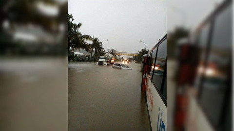 Lluvia provoca afectaciones en varios sectores de la zona metropolitana