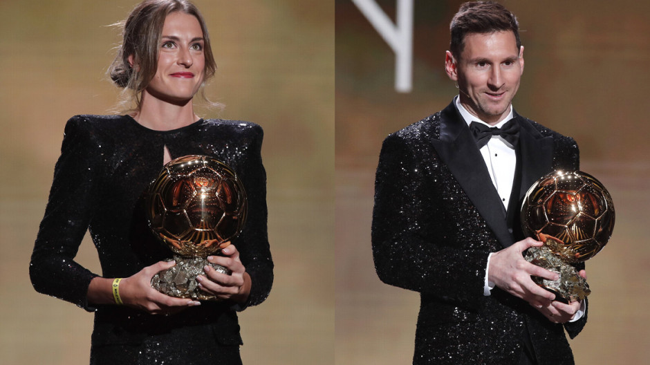 Lionel Messi y Alexia Putellas se llevan el Balón de Oro 2021