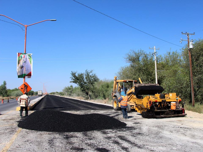 Reanudan rehabilitación de la carretera Camargo-Rio Grande
