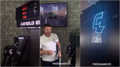 "Canelo" Álvarez muestra adelanto de sus próximas gasolineras 