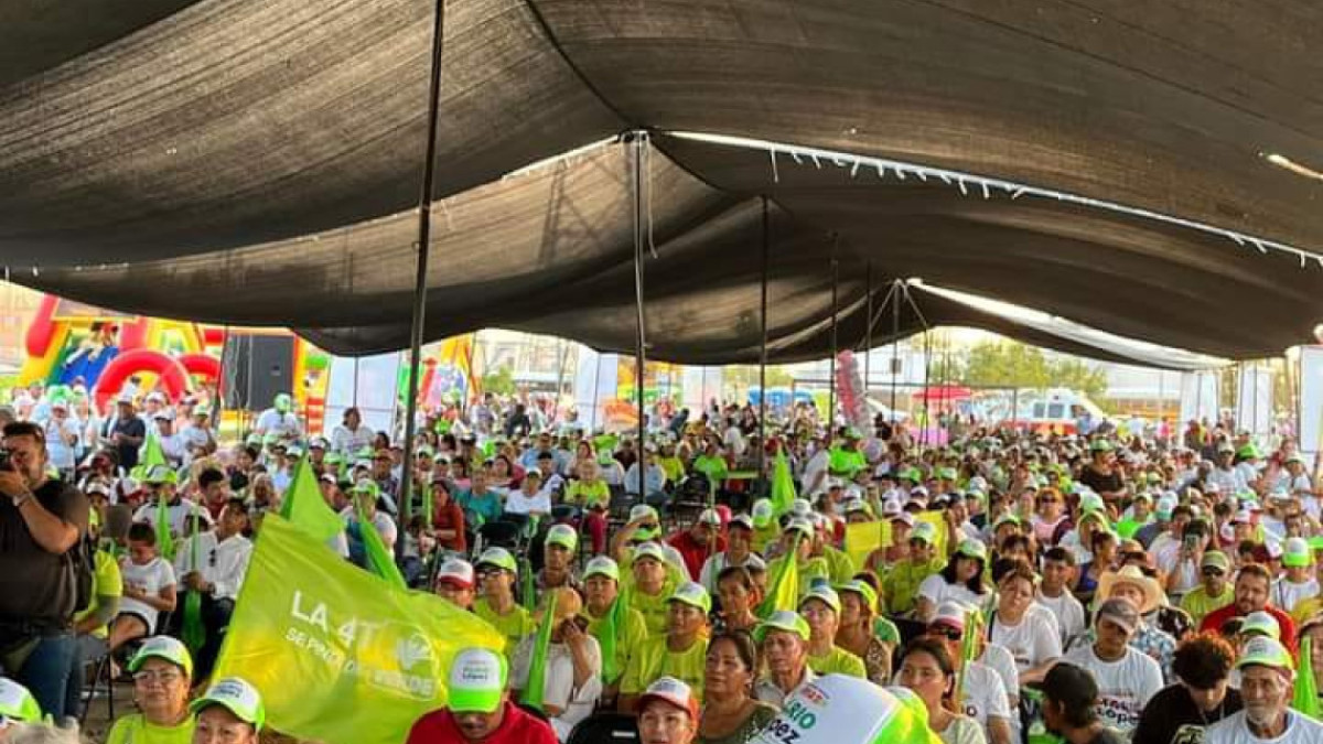 Cierran campaña en Matamoros Mario López y Eugenio Hernández 