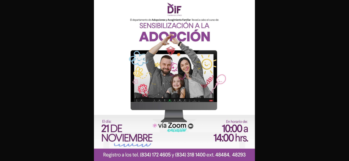 DIF Nuevo Laredo promueve formación de nuevas familias a través de curso de adopción