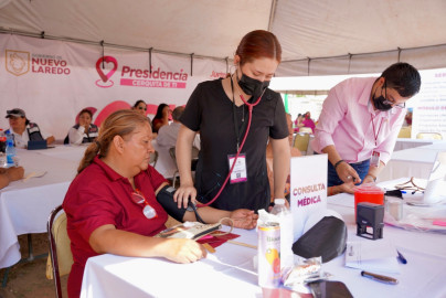 Llega ´Presidencia cerquita de ti´ a la colonia los fresnos con servicios de salud gratuitos para todos