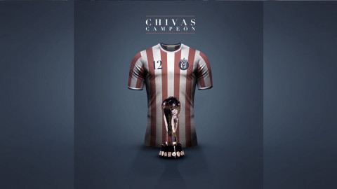 Chivas festeja el título con camiseta conmemorativa