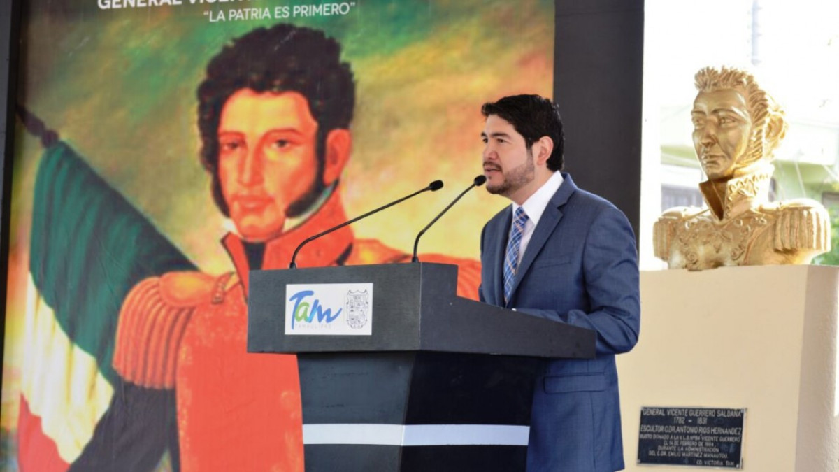 Conmemoran CLXXXVI Aniversario Luctuoso del General Vicente Ramón Guerrero Saldaña