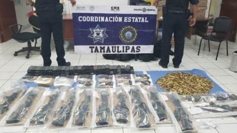 Decomisan armamento en la Victoria-Monterrey