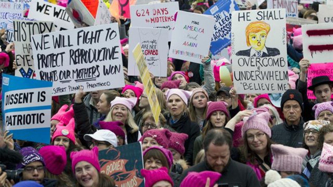Gira el mundo en apoyo a la Marcha de las Mujeres en Washington