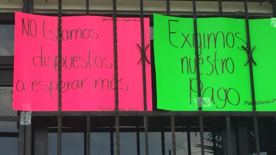 Agricultores exigen el pago del programa “preparado no sembrado”