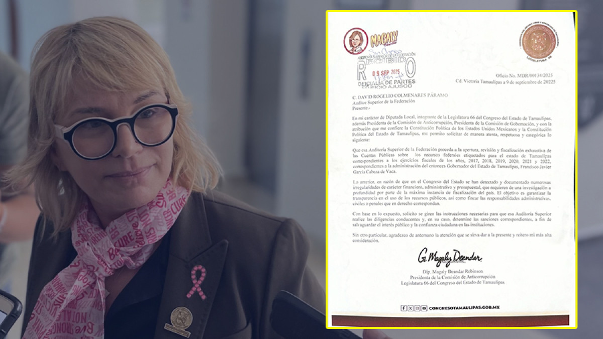 Pide diputada revisión de cuentas públicas de Cabeza de Vaca