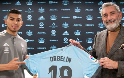 Orbelín Pineda revela su nuevo número con el Celta de Vigo