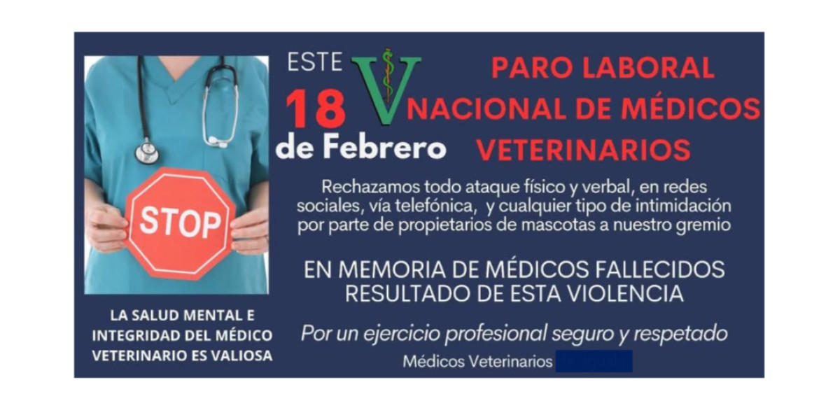 Reynosa se suma al Paro Nacional de Veterinarios para exigir justicia