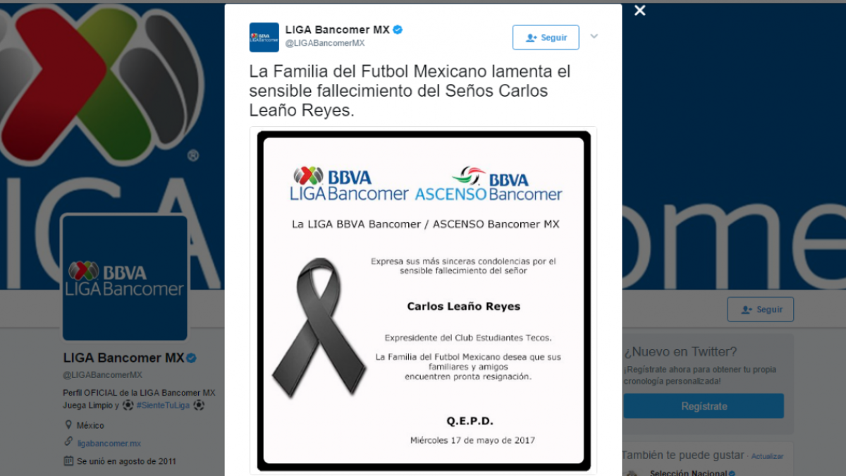 Fallece Carlos Leaño, expresidente de Tecos