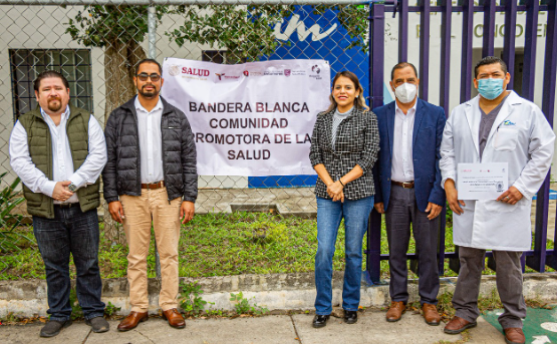 Atestigua Alcalde Interino, Cerezo Ruiz, certificación como comunidad promotora de la salud en Longoreño