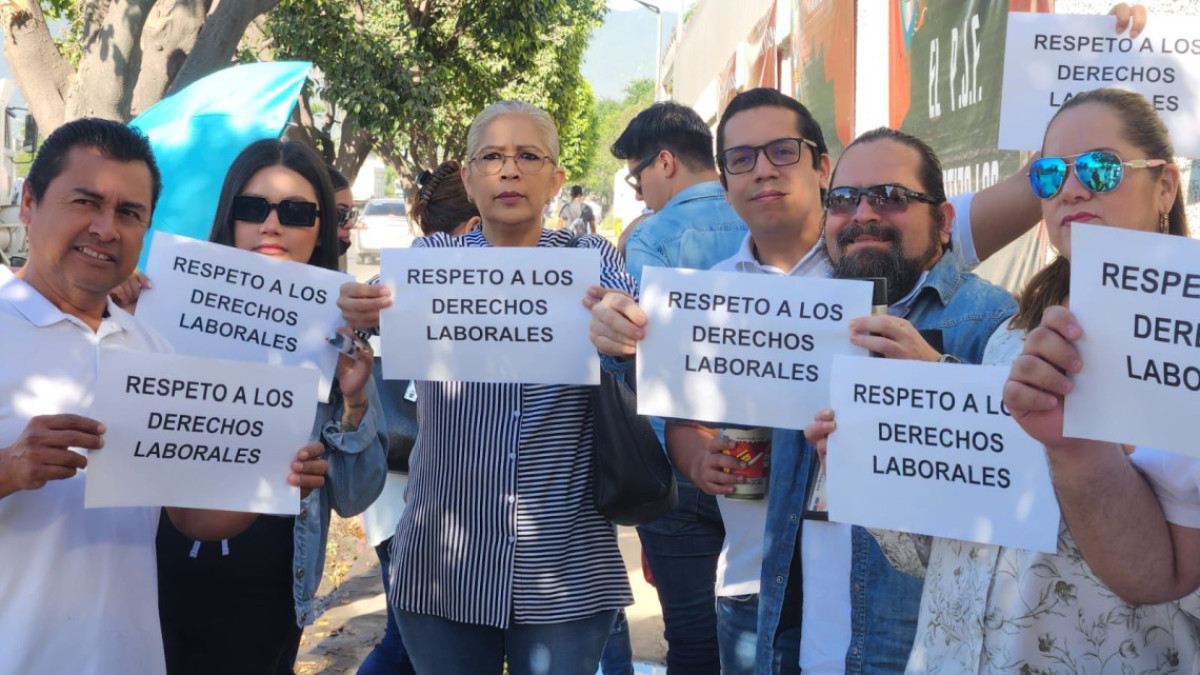 Trabajadores del Poder Judicial de la Federación en Victoria para labores